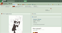 Desktop Screenshot of kaname-x-takuma.deviantart.com