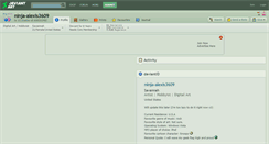 Desktop Screenshot of ninja-alexis3609.deviantart.com