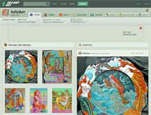 Tablet Screenshot of hollydurr.deviantart.com