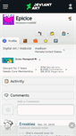 Mobile Screenshot of epicice.deviantart.com