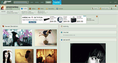 Desktop Screenshot of amesmonkey.deviantart.com