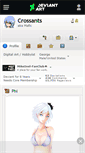 Mobile Screenshot of crossants.deviantart.com