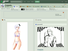 Tablet Screenshot of crossants.deviantart.com