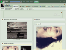 Tablet Screenshot of nyks13.deviantart.com