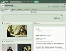 Tablet Screenshot of eru0iluvatar.deviantart.com