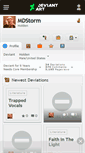 Mobile Screenshot of mdstorm.deviantart.com