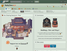 Tablet Screenshot of peekychew.deviantart.com