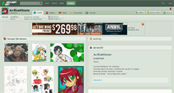 Desktop Screenshot of ao-bluekitsune.deviantart.com