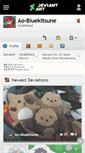 Mobile Screenshot of ao-bluekitsune.deviantart.com