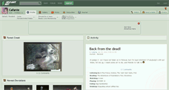 Desktop Screenshot of cafante.deviantart.com
