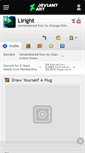 Mobile Screenshot of liright.deviantart.com