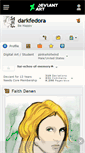 Mobile Screenshot of darkfedora.deviantart.com