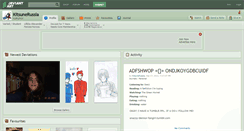 Desktop Screenshot of kitsunerussia.deviantart.com