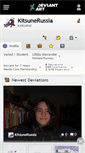 Mobile Screenshot of kitsunerussia.deviantart.com