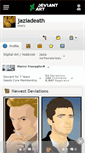 Mobile Screenshot of jaziadeath.deviantart.com