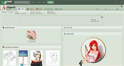 Desktop Screenshot of ginger60.deviantart.com