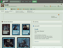 Tablet Screenshot of fyndh.deviantart.com