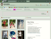 Tablet Screenshot of kazesabaku.deviantart.com
