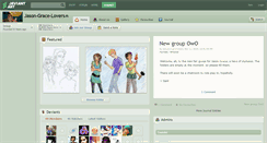 Desktop Screenshot of jason-grace-lovers.deviantart.com