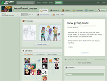 Tablet Screenshot of jason-grace-lovers.deviantart.com