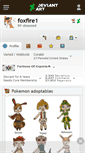 Mobile Screenshot of foxfire1.deviantart.com