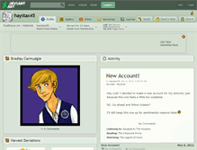 Tablet Screenshot of haystax45.deviantart.com