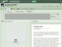 Tablet Screenshot of newheavenstudios.deviantart.com