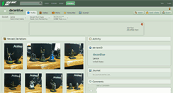 Desktop Screenshot of decanblue.deviantart.com