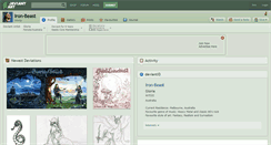 Desktop Screenshot of iron-beast.deviantart.com