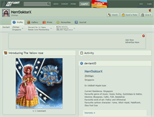 Tablet Screenshot of herrdoktorx.deviantart.com