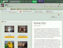 Tablet Screenshot of millyt.deviantart.com