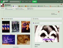 Tablet Screenshot of jbelieber.deviantart.com