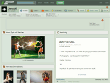 Tablet Screenshot of joncuki.deviantart.com