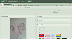 Desktop Screenshot of amelia-x-pink.deviantart.com