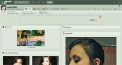 Desktop Screenshot of lexilucifer.deviantart.com