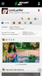 Mobile Screenshot of lexilucifer.deviantart.com