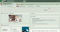 Desktop Screenshot of murder-only-kills.deviantart.com