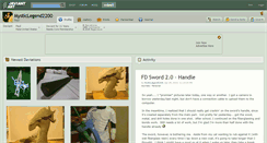 Desktop Screenshot of mysticlegend2200.deviantart.com