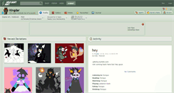 Desktop Screenshot of kingdar.deviantart.com