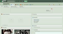 Desktop Screenshot of davecolman.deviantart.com