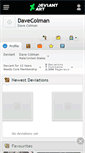 Mobile Screenshot of davecolman.deviantart.com