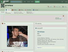 Tablet Screenshot of deviantpup.deviantart.com