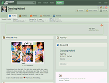 Tablet Screenshot of dancing-naked.deviantart.com