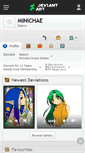 Mobile Screenshot of minichae.deviantart.com