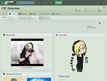 Tablet Screenshot of erina-chan.deviantart.com