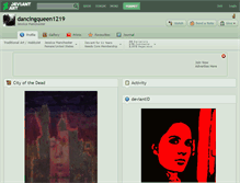 Tablet Screenshot of dancingqueen1219.deviantart.com