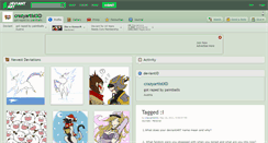 Desktop Screenshot of crazyartistxd.deviantart.com