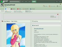 Tablet Screenshot of densetsushinobi.deviantart.com