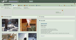 Desktop Screenshot of jamesmarsh.deviantart.com