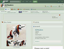 Tablet Screenshot of mlpmeadows.deviantart.com
